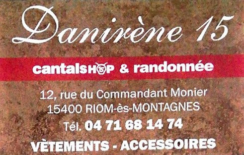 Danirène 15 – Cantalshop & randonnée, Riom-ès-Montagnes