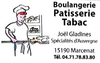 Boulangerie Pâtisserie Tabac Joël Gladines, Marcenat