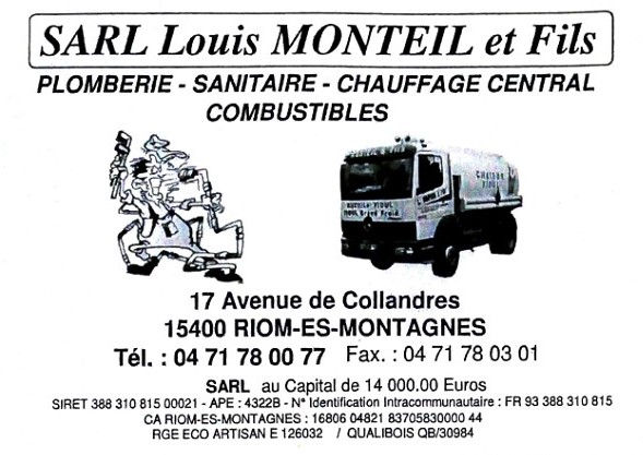 SARL Louis Monteil et Fils – Plomberie chauffage