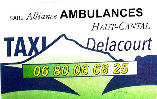 Taxi Delacourt – Alliance Ambulances Haut-Cantal